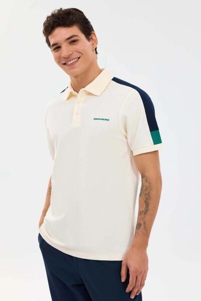 SKECHERS M COLOR BLOCK DETAİL POLO ERKEK KISA KOL T-SHIRT