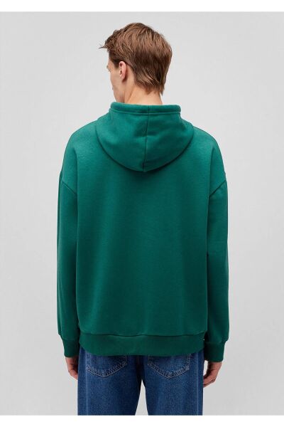 MAVİ BASKILI SWEATSHIRT ERKEK HOODIE