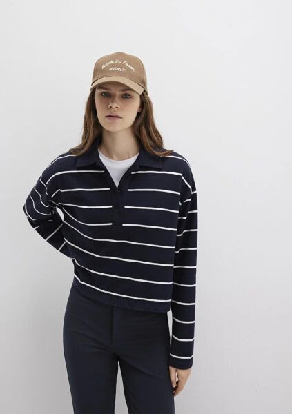 MAVİ POLO YAKA PENYE Antique KADIN POLO T-SHIRT