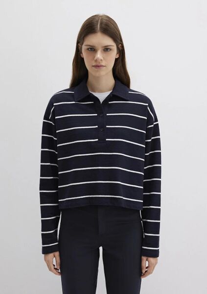 MAVİ POLO YAKA PENYE Antique KADIN POLO T-SHIRT