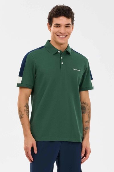 SKECHERS M COLOR BLOCK DETAİL POLO ERKEK KISA KOL T-SHIRT