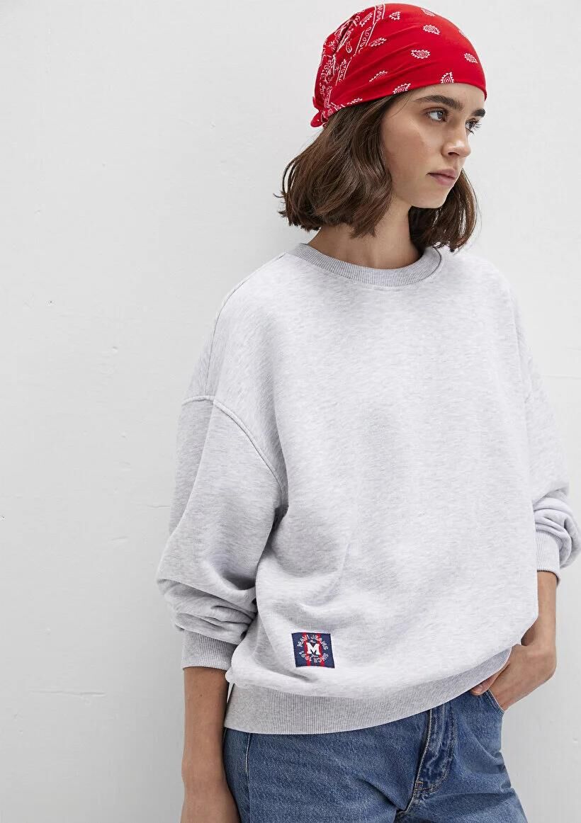 MAVİ BİSİKLET YAKA SWEATSHIRT KADIN SWEATSHIRT