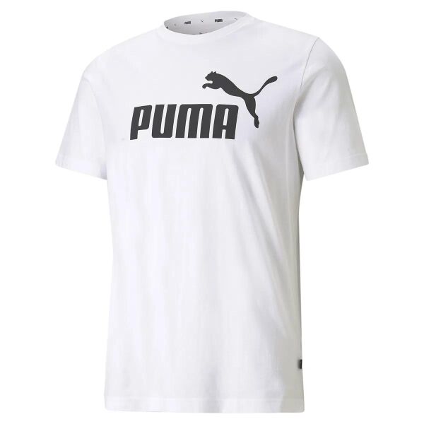 PUMA ESS LOGO TEE PUMA WHITE ERKEK T-SHIRT