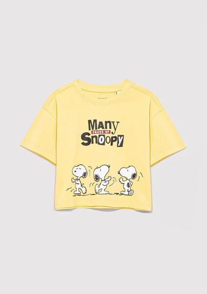 MAVİ PEANUTS BASKILI TİŞÖRT KIZ ÇOCUK PROJE, LİSANS T-SHIRT