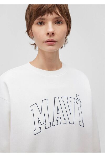 MAVİ MAVI LOGO SWEATSHIRT KADIN SWEATSHIRT