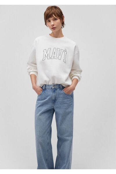 MAVİ MAVI LOGO SWEATSHIRT KADIN SWEATSHIRT