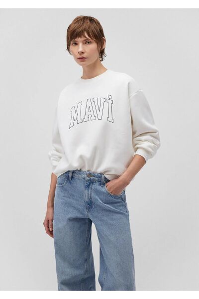 MAVİ MAVI LOGO SWEATSHIRT KADIN SWEATSHIRT