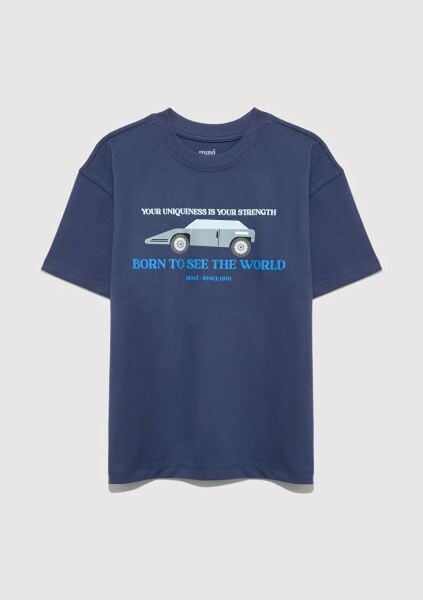 MAVİ YOUR UNIQUENESS BASKILI ERKEK ÇOCUK MODELLİ PENYE