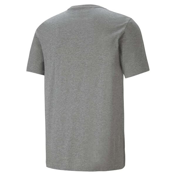 PUMA ESS LOGO TEE MEDIUM GRAY HEATHER UNISEX T-SHIRT