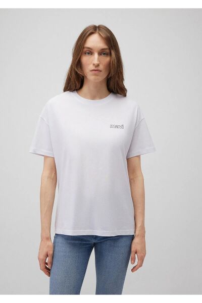 MAVİ KISA KOLLU PENYE KADIN KISA KOL T-SHIRT
