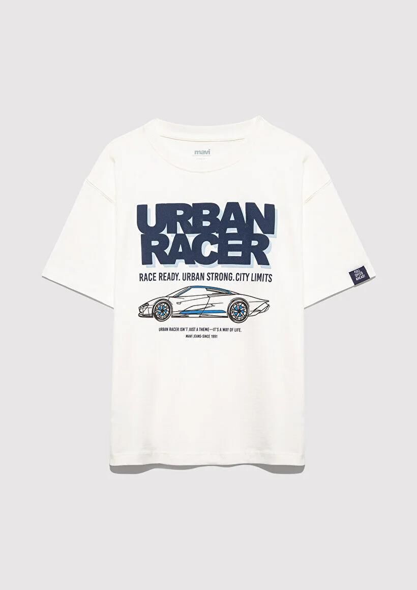 MAVİ URBAN RACER BASKILI TİŞÖRT ERKEK ÇOCUK MODELLİ PENYE