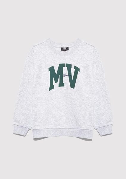MAVİ MV LOGO BASKILI SWEATSHIRT ERKEK ÇOCUK SWEATSHIRT