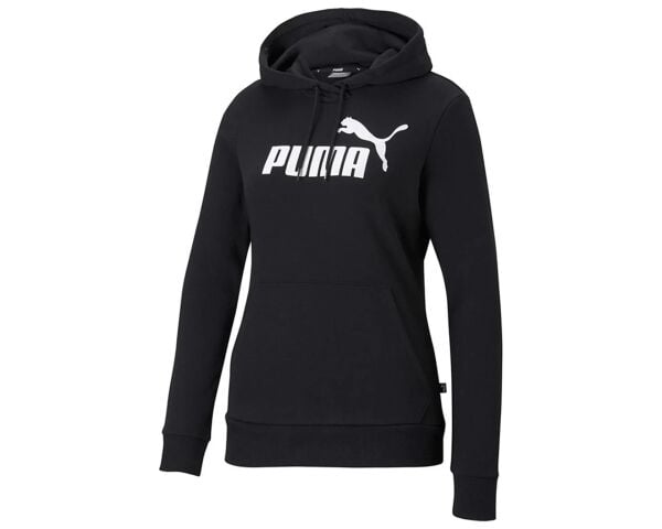 PUMA ESS LOGO HOODIE TR BLACK KADIN HOODIE