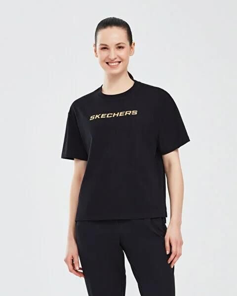 SKECHERS GRAPHİC T-SHİRT W SHORT SLEEVE KADIN KISA KOL T-SHIRT