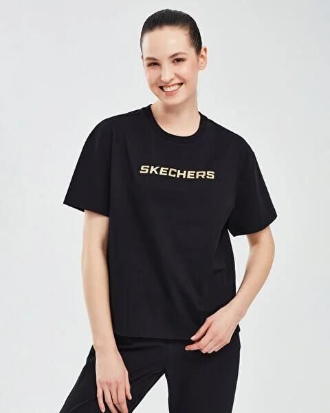 SKECHERS GRAPHİC T-SHİRT W SHORT SLEEVE KADIN KISA KOL T-SHIRT