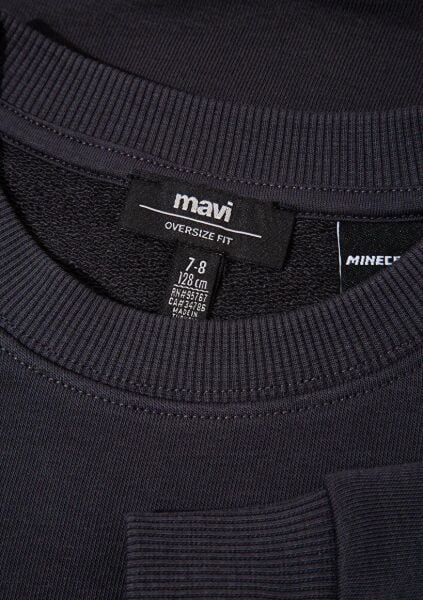 MAVİ MINECRAFT BASKILI SWEATSHIRT ERKEK ÇOCUK SWEATSHIRT
