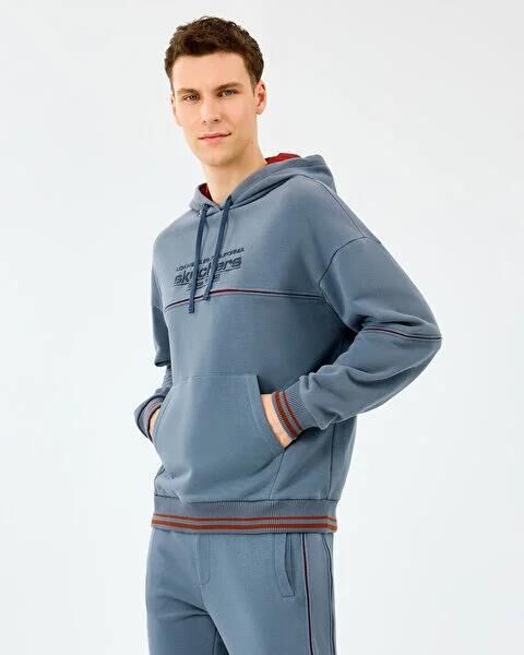 SKECHERS M HOODIE SWEATSHIRT ERKEK SWEATSHIRT
