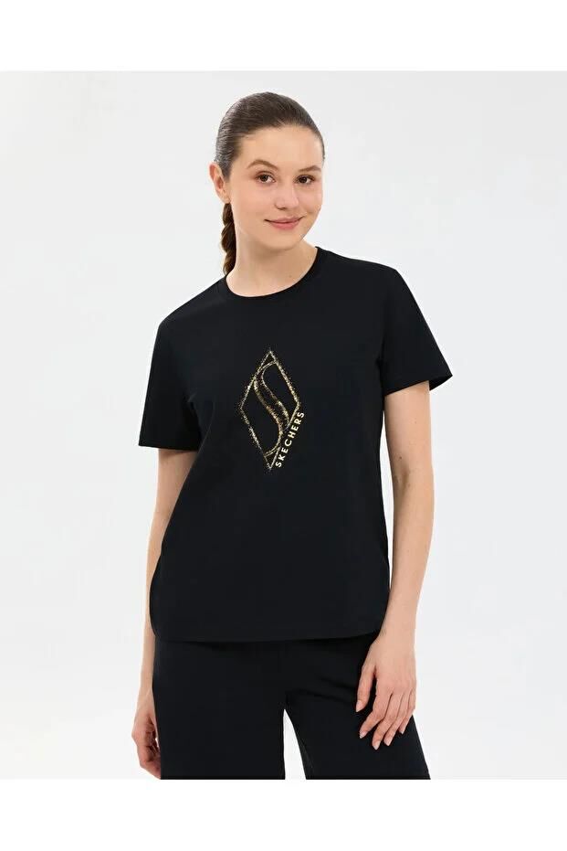 SKECHERS W REGULAR FİT GRAPHİC T-SHİRT KADIN T-SHIRT