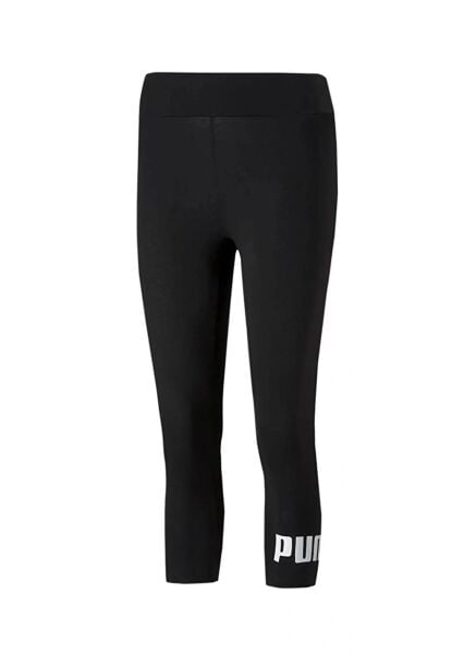 PUMA ESS 3/4 LOGO LEGGINGS BLACK KADIN TAYT