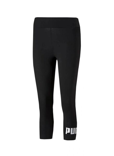 PUMA ESS 3/4 LOGO LEGGINGS PUMA BLACK KADIN TAYT