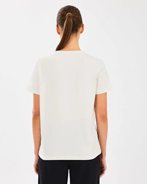 SKECHERS W ESSENTIAL CREWNECK T-SHIRT KADIN KISA KOL T-SHIRT