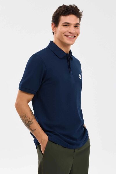 SKECHERS M LOGO PRİNTED POLO ERKEK T-SHIRT