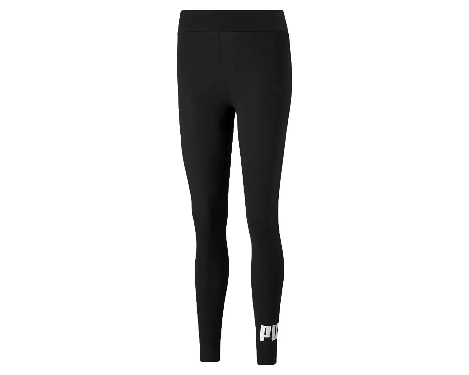 PUMA ESS LOGO LEGGINGS BLACK KADIN TAYT
