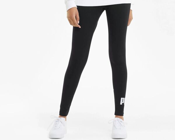PUMA ESS LOGO LEGGINGS BLACK KADIN TAYT