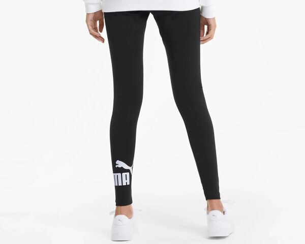 PUMA ESS LOGO LEGGINGS BLACK KADIN TAYT