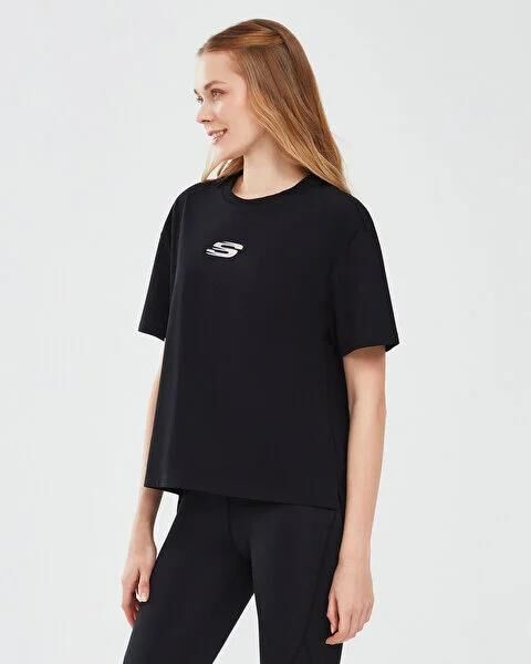SKECHERS GRAPHIC T-SHIRT W SHORT SLEEVE KADIN KISA KOL T-SHIRT