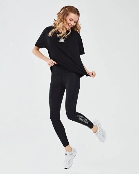 SKECHERS GRAPHIC T-SHIRT W SHORT SLEEVE KADIN KISA KOL T-SHIRT