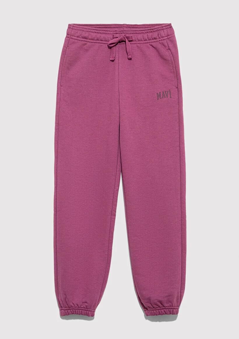 MAVİ LOGO BASKILI KIZ ÇOCUK EŞOFMAN ALTI