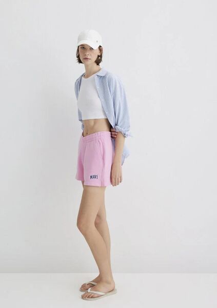 MAVİ KADIN ÖRME ŞORT