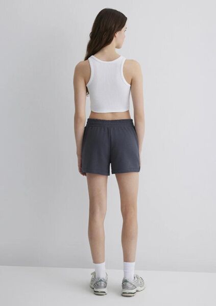 MAVİ ÖRME ŞORT KADIN ÖRME ŞORT