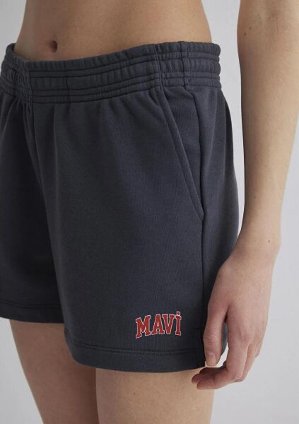 MAVİ ÖRME ŞORT KADIN ÖRME ŞORT