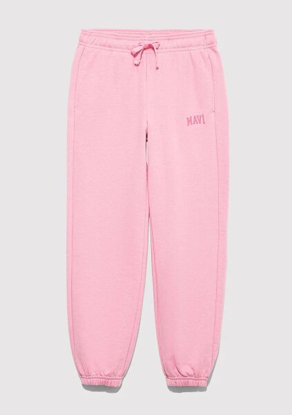 MAVİ LOGO BASKILI ÖRME PANTOLON KIZ ÇOCUK EŞOFMAN ALTI