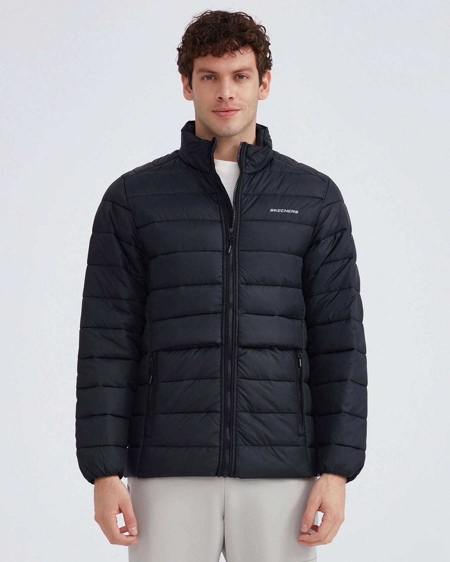 SKECHERS M OUTERWEAR PADDED JACKET ERKEK MONT