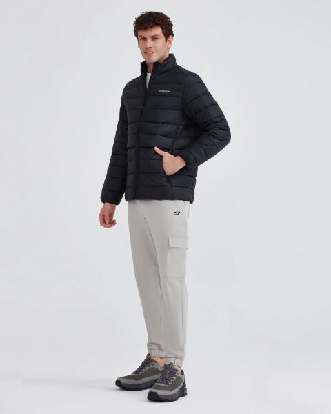 SKECHERS M OUTERWEAR PADDED JACKET ERKEK MONT
