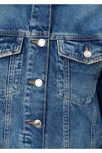 MAVİ KARLA DARK GOLD ICON KADIN DENIM CEKET