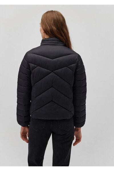 MAVİ DİK YAKA CEKET KADIN MONT