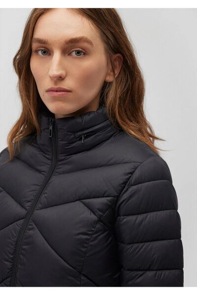 MAVİ DİK YAKA CEKET KADIN MONT