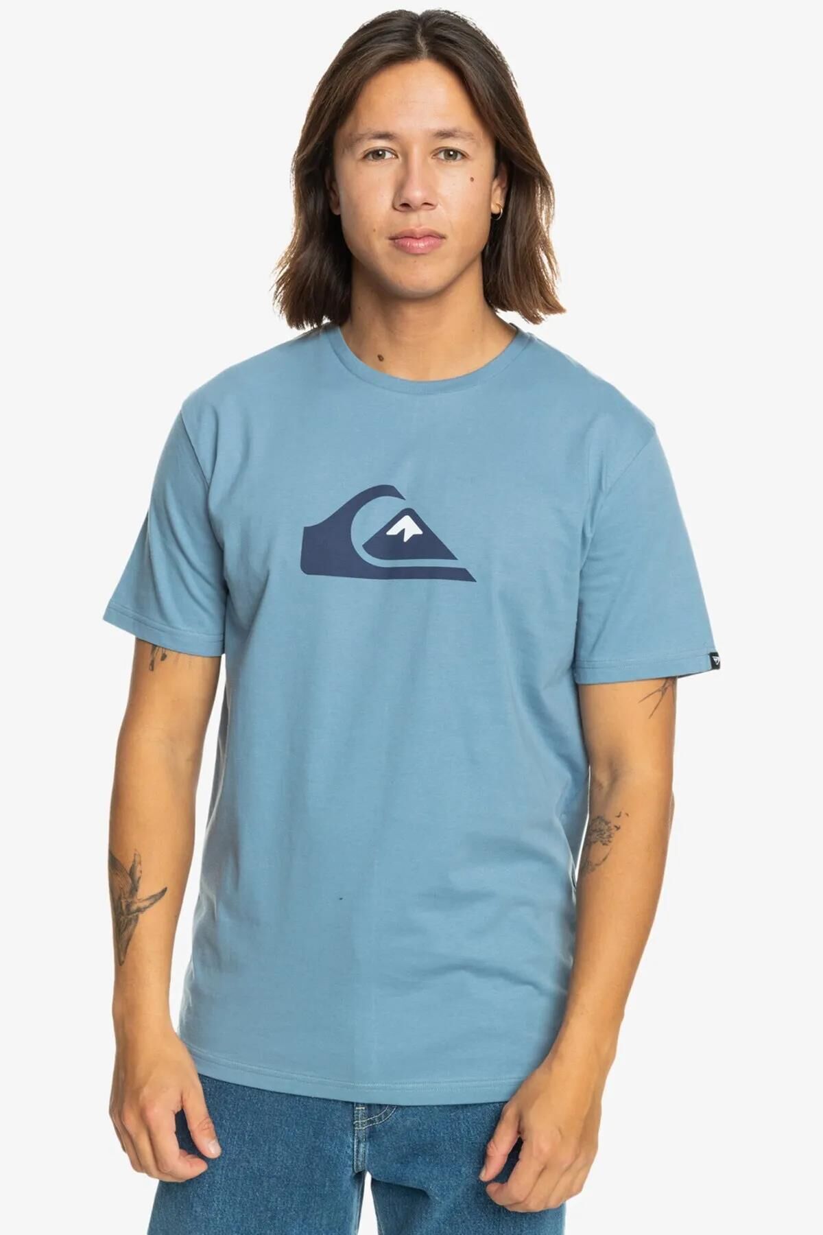 QUIKSILVER COMP LOGO SS ERKEK KISA KOL T-SHIRT