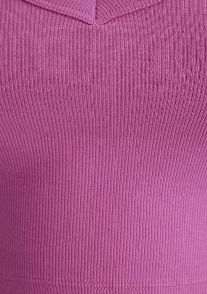 MAVİ ASKILI V YAKA BASIC KADIN BASIC, SEMI BASIC