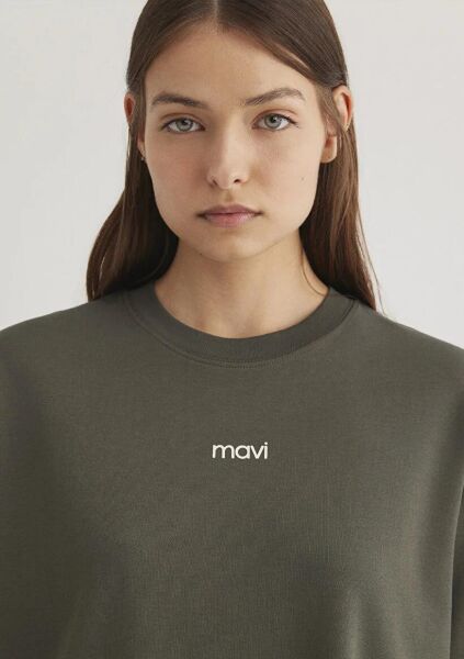 MAVİ LOGO T-SHIRT KADIN LOGO T-SHIRT