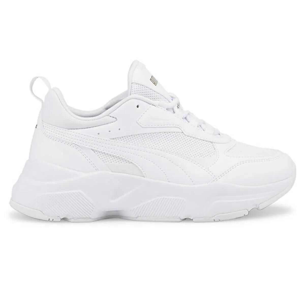 PUMA CASSIA PUMA WHITE-PUMA WHITE-PUMA TEAM G KADIN SNEAKER