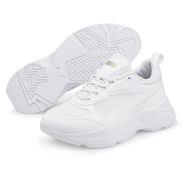 PUMA CASSIA PUMA WHITE-PUMA WHITE-PUMA TEAM G KADIN SNEAKER