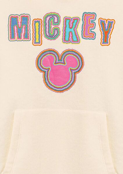 MAVİ MICKEY BASKILI KAPÜŞONLU SWEATSHIRT KIZ ÇOCUKS KAPÜŞONLU SWEATSHIRT