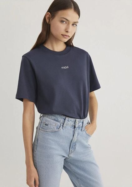 MAVİ KADIN LOGO T-SHIRT