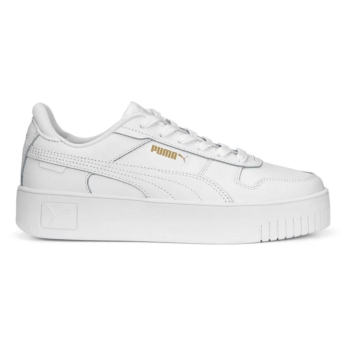 PUMA CARINA STREET PUMA WHITE-PUMA WHITE-PUMA KADIN SNEAKER