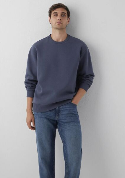 MAVİ BİSİKLET YAKA SWEATSHIRT ERKEK SWEATSHIRT